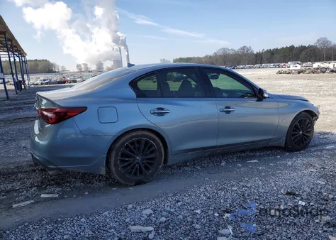 2018 Infiniti Q50 Luxe from USA, damaged, VIN JN1EV7AP5JM351172